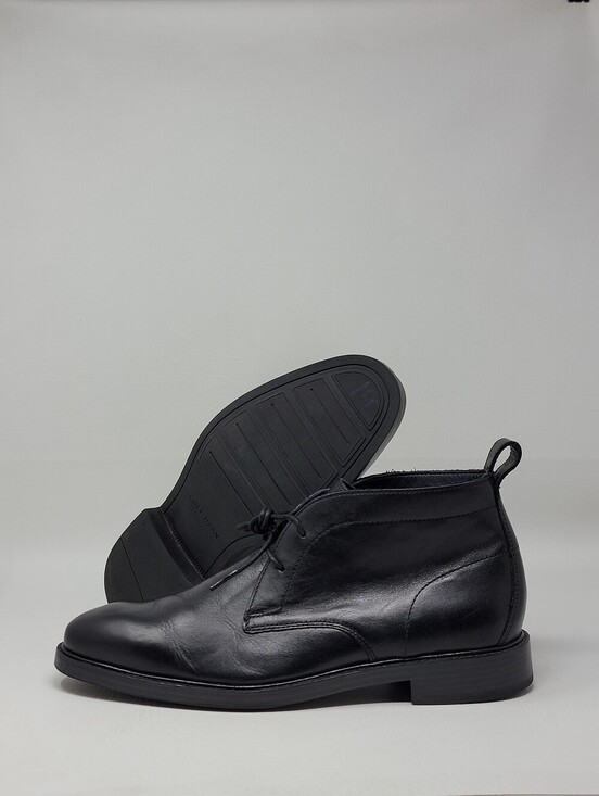 Cole Haan Grand O.S. Men\'s Size 10M Black Leather WaterProof Chukka Boots C28098